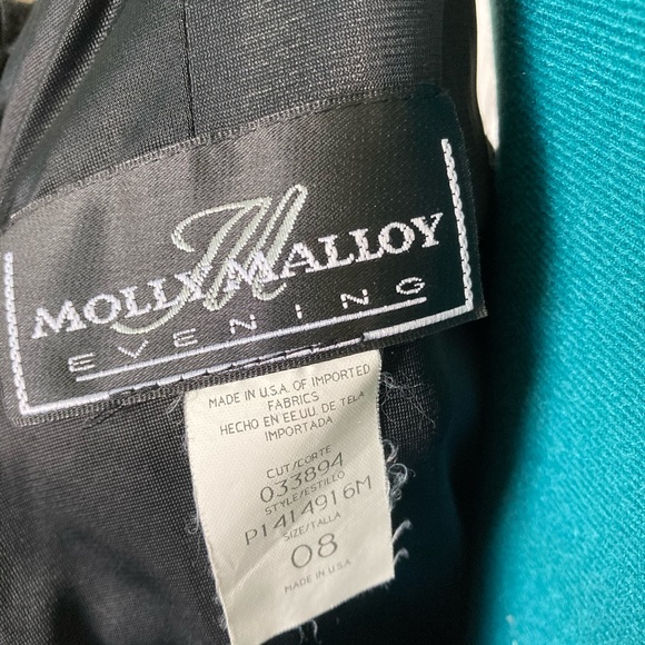 Vintage Molly Malloy Evening Gown - Navy/Dark Blue - Picture 6 of 6